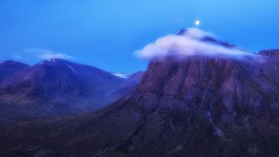 Mountain peak scotland 4k wallpaper