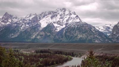 Mountains forest river image 4k wallpaper