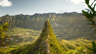 Mountains hill grass 4k wallpaper