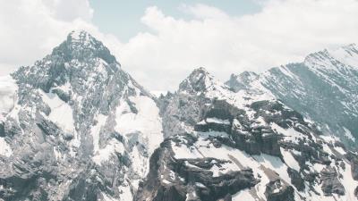 Mountains peaks landscape 4k wallpaper