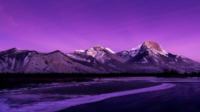 Mountains peaks snowy io 4k wallpaper