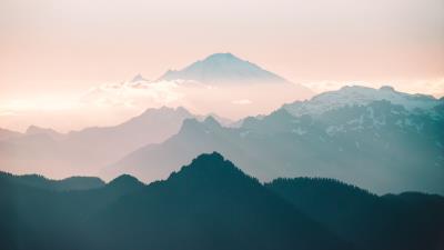 Mountains rocks hills 4k wallpaper