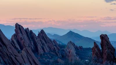 Mountains rocks landscape 4k wallpaper
