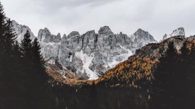 Mountains rocks peak 4k wallpaper