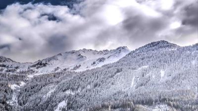 Mountains rocks snow image 4k wallpaper
