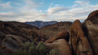 Mountains rocks stones 4k wallpaper