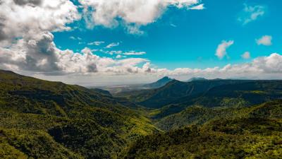 Mountains sky clouds picture 4k wallpaper