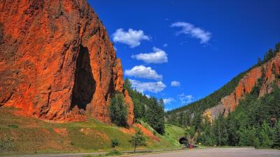 Mountains sky nature landscape 4k wallpaper