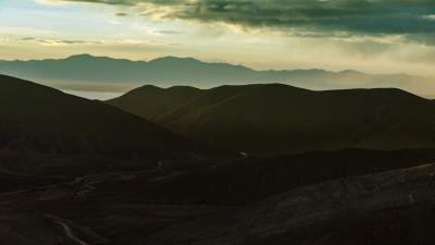 Mountains skyline panorama 4k wallpaper