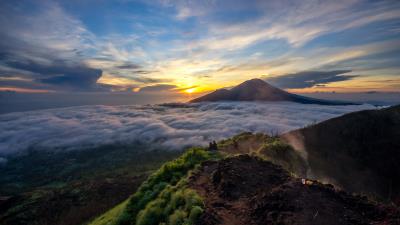Mount batur ad 4k wallpaper