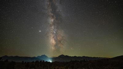 Nebula night stars 4k wallpaper