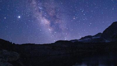 Nebula starry sky night 4k wallpaper