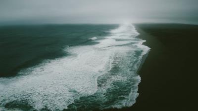 Ocean sea beach surf 4k wallpaper