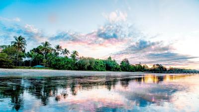 Palm beach coast 4k wallpaper