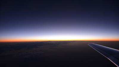 Plane flight sky view 4k wallpaper