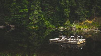 Raft river rest 4k wallpaper