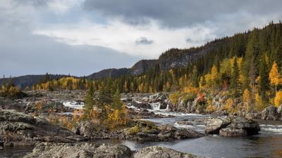 River stones rocks 4k wallpaper