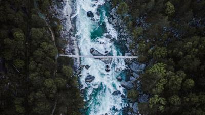 River stream stones g 4k wallpaper