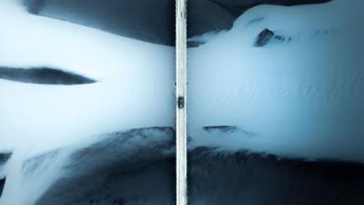 Road car aerial view 4k wallpaper