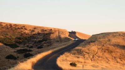 Road cars winding 4k wallpaper