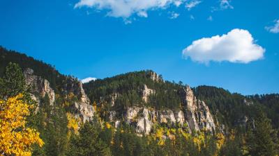 Road distance rocks 4k wallpaper