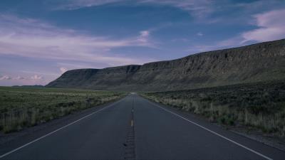 Road highway mountains 4k wallpaper