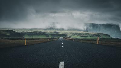 Road marking distance ff 4k wallpaper