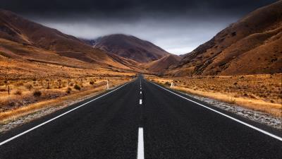 Road markings motion 4k wallpaper
