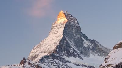 Rock mountains peak 4k wallpaper