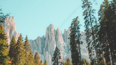 Rocks mountain peak 4k wallpaper