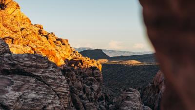 Rocks mountains hills 4k wallpaper