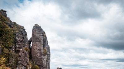 Rocks mountains slope image 4k wallpaper