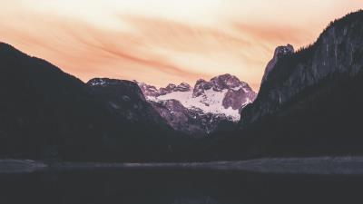 Rocks mountains snow e 4k wallpaper