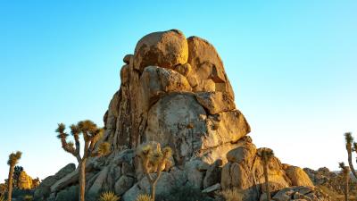 Rocks mountains trees h 4k wallpaper