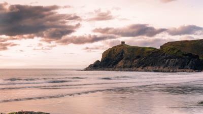 Rocks sea coast h 4k wallpaper