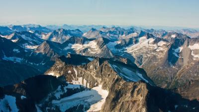 Rocks snow snowy 4k wallpaper