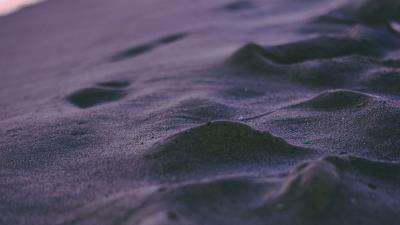 Sand beach relief 4k wallpaper