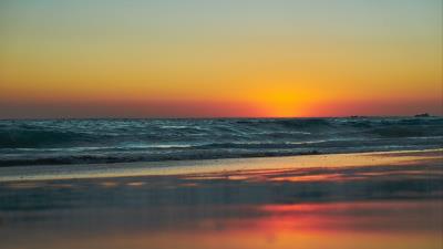 Sea beach coast ggg 4k wallpaper