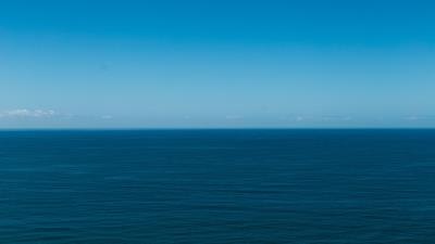 Sea horizon minimalism 4k wallpaper