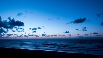 Sea horizon sunset e 4k wallpaper