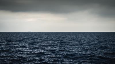 Sea horizon waves 4k wallpaper