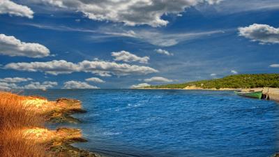 Sea sky beach landscap 4k wallpaper