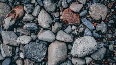 Sea stones shapes smooth 4k wallpaper