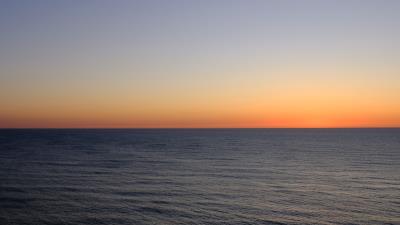 Sea sunset horizon g 4k wallpaper