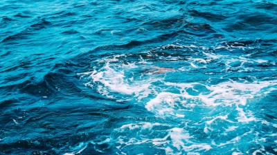 Sea waves foam surf 4k wallpaper