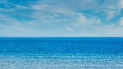 Sea waves horizon h 4k wallpaper