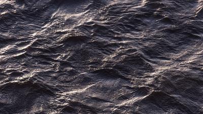Sea waves water surface 4k wallpaper