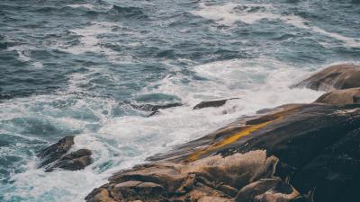 Shore wave surf 4k wallpaper