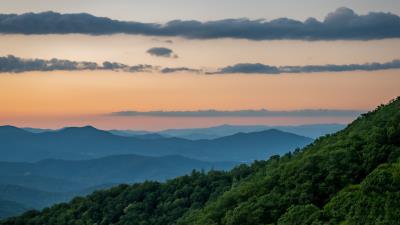 Slope mountains trees 4k wallpaper