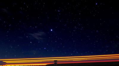 Starry sky night sky 4k wallpaper